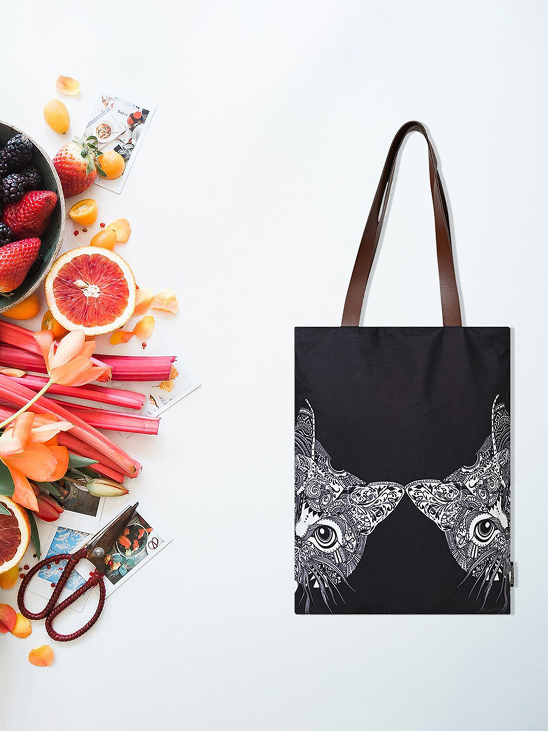 RAK DESIGNS Women Graphic Printed Shopper Canvas Tote Bag