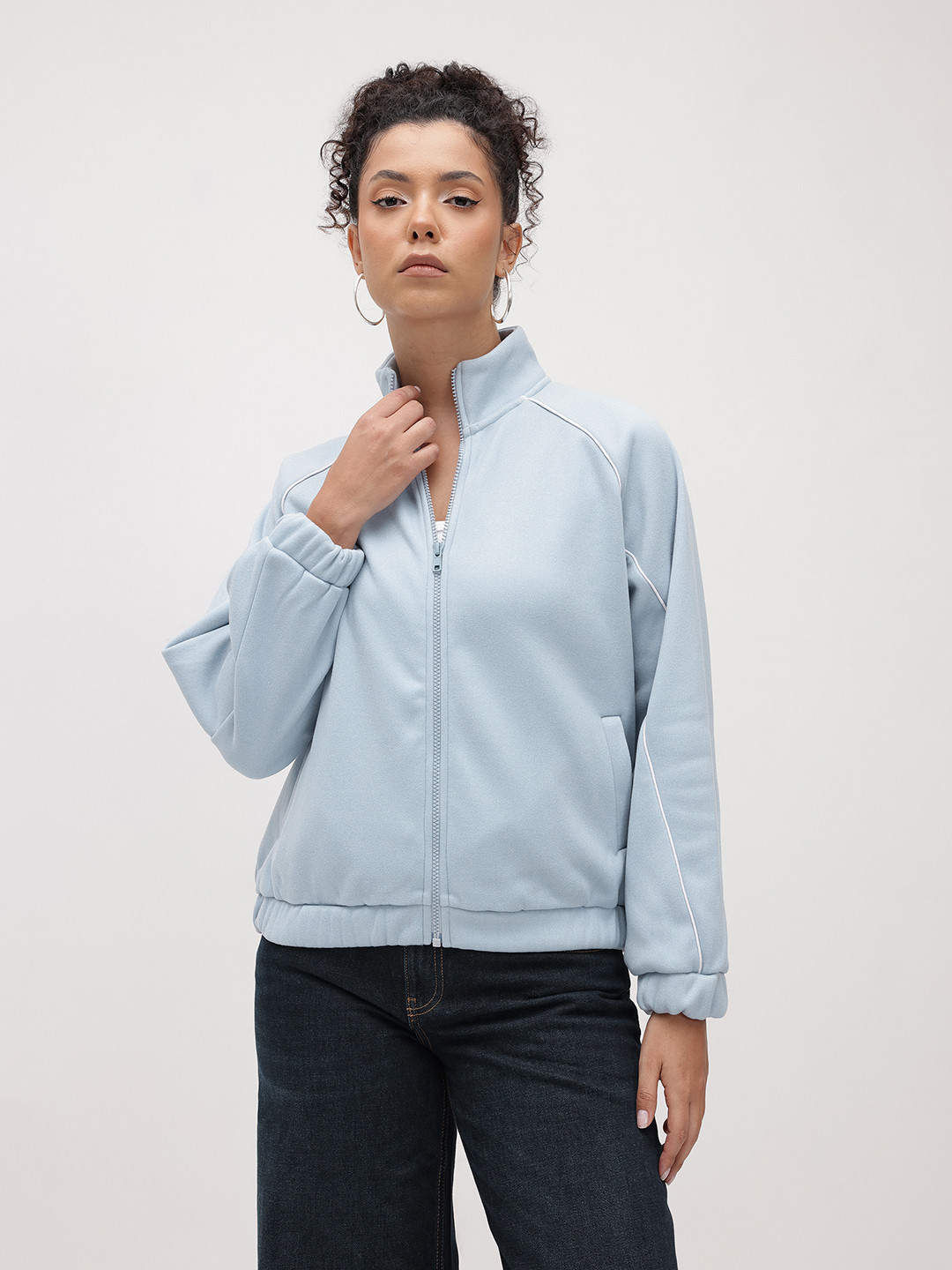 The Roadster Life Co. Mock Collar Tailored Jacket