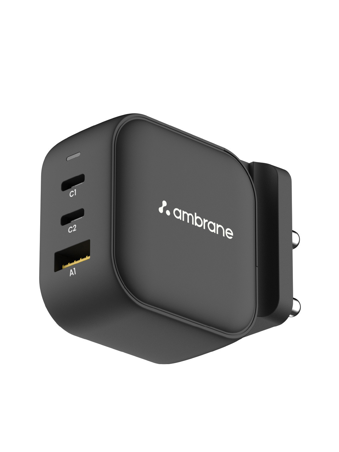 Ambrane RAAP G65 3 Ports Type C & USB 65W Charger Adapter
