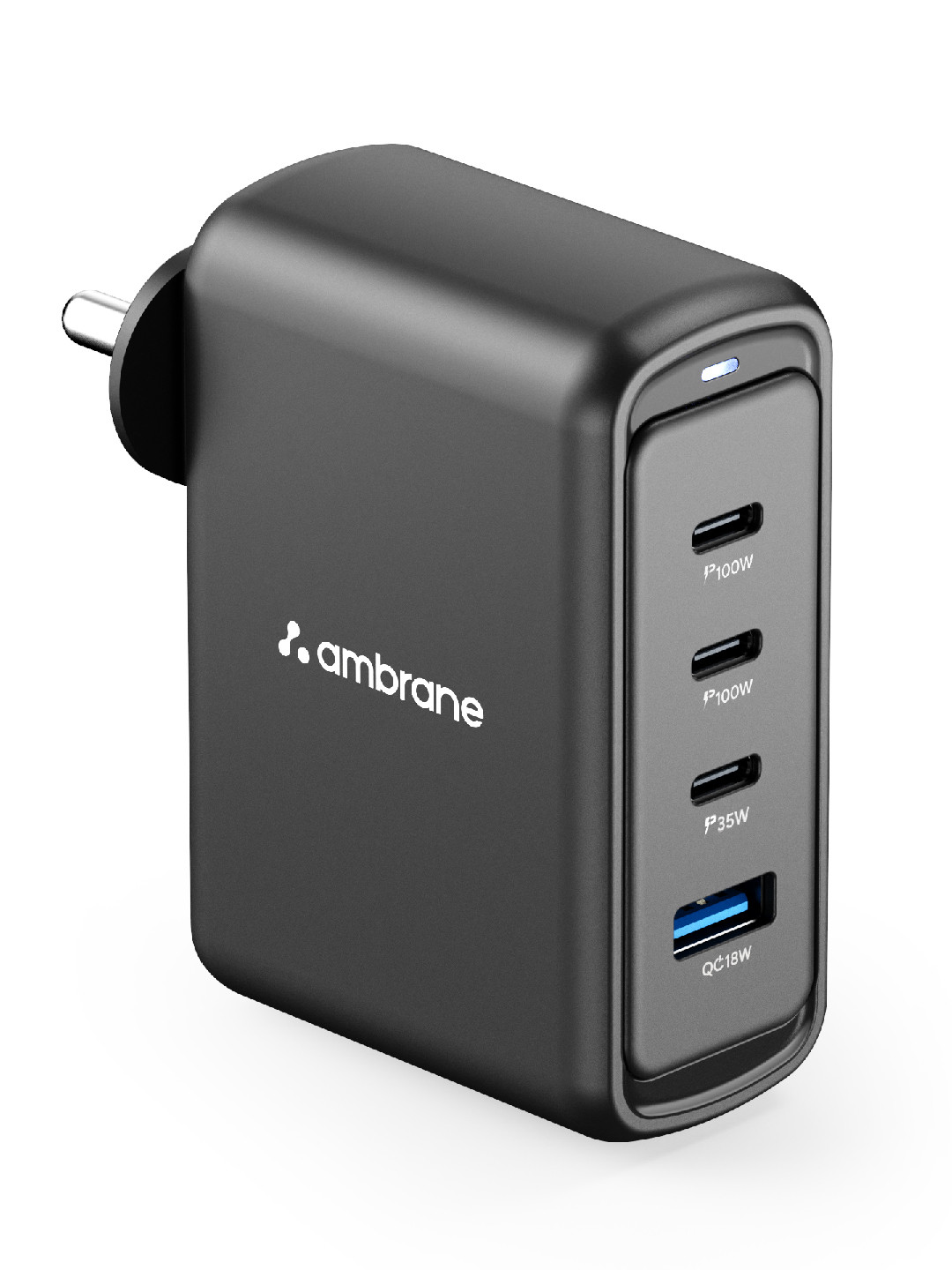 Ambrane Charge 100 Multi-Port 100W Charger Adapter