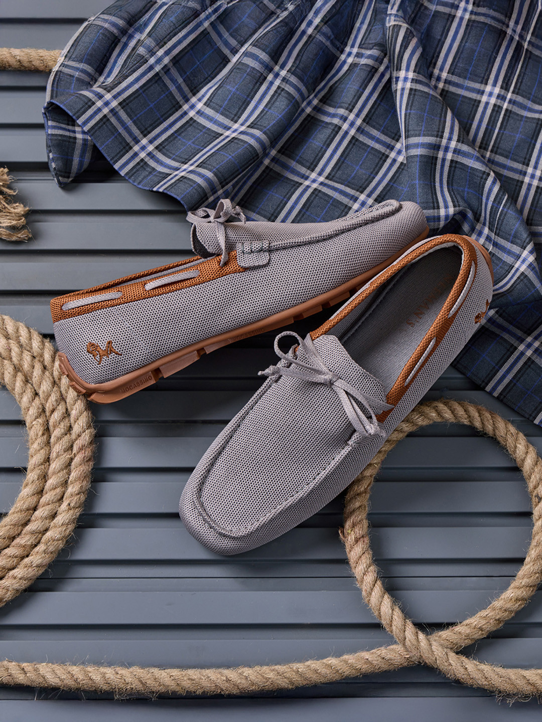 NEEMANS Men Relive Knit Boat Driving Loafer