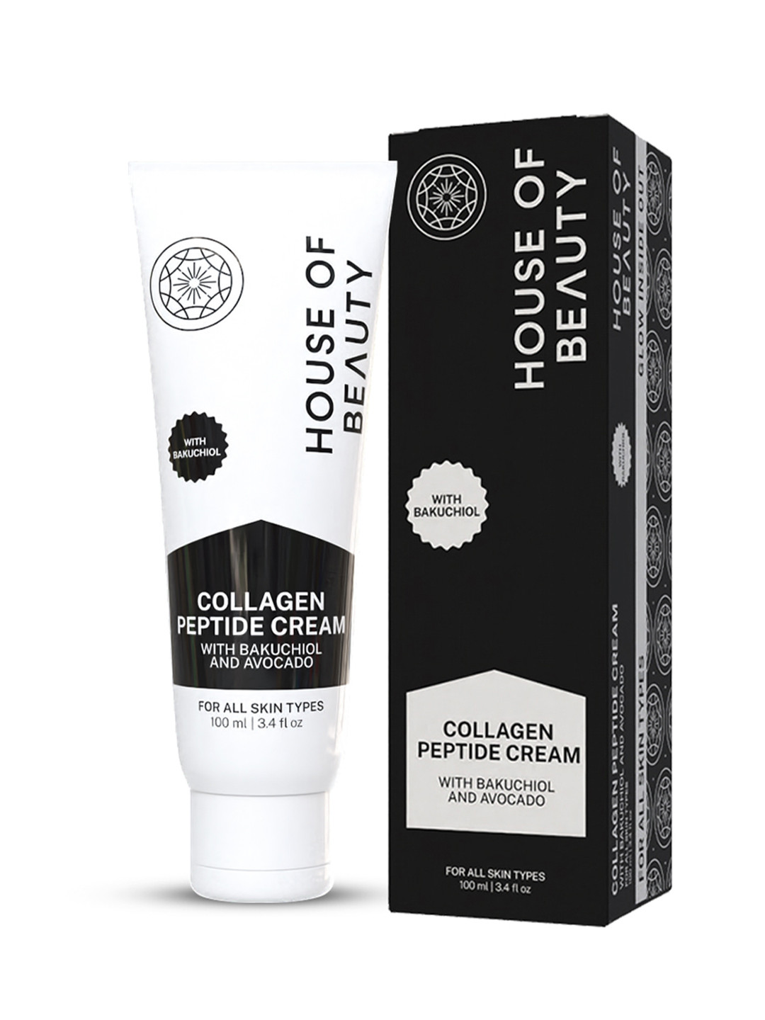 House of Beauty Collagen Peptide Cream With Bakuchiol & Avocado - 100 ml