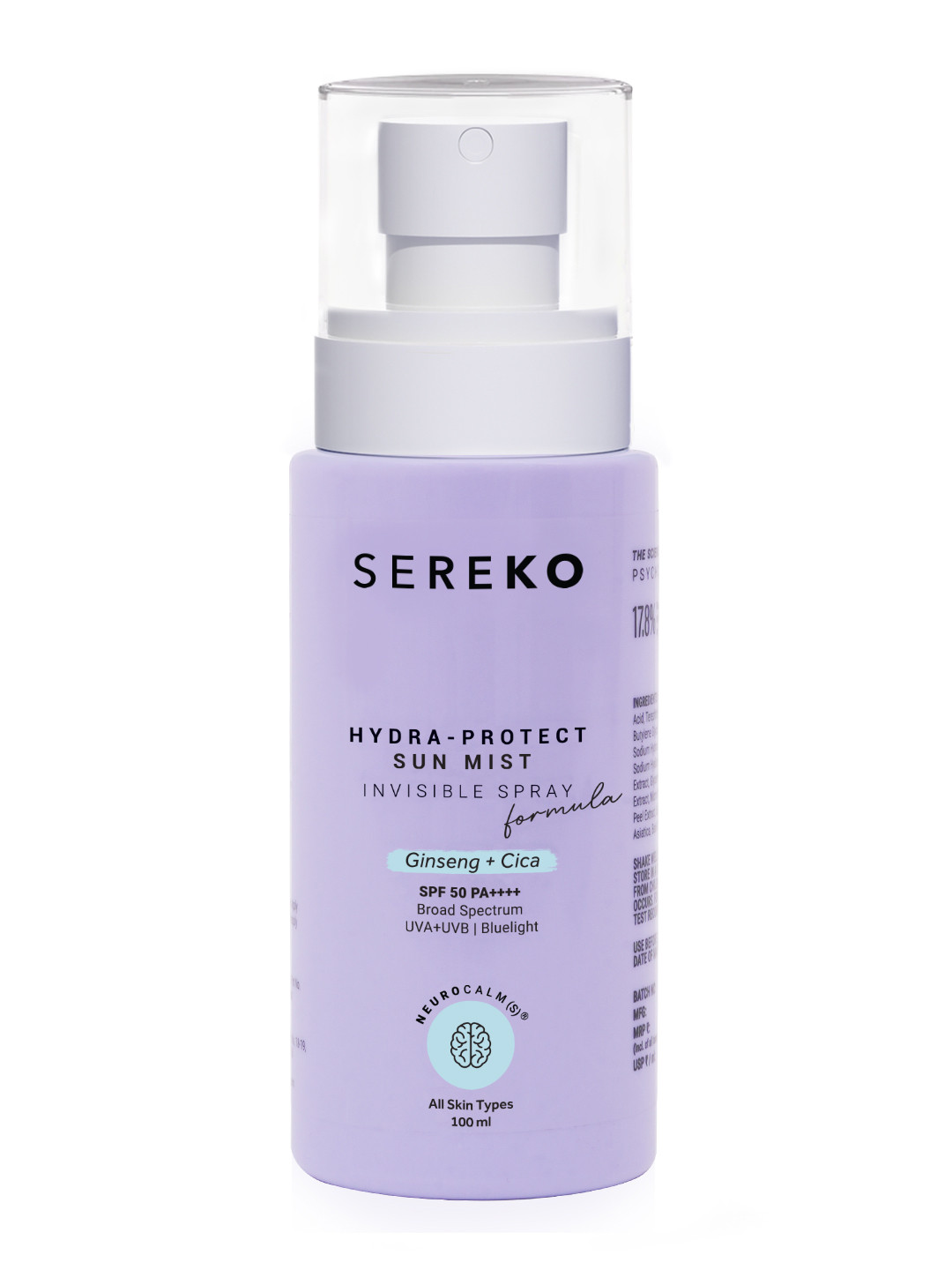 SEREKO Hydra Protect Sun Mist Invisible Spray SPF 50 PA++++ - 100 ml