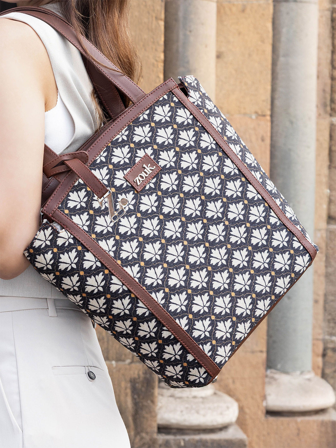 ZOUK Rhea Kapoor Adira Tote Bag - Bidri Kaiser