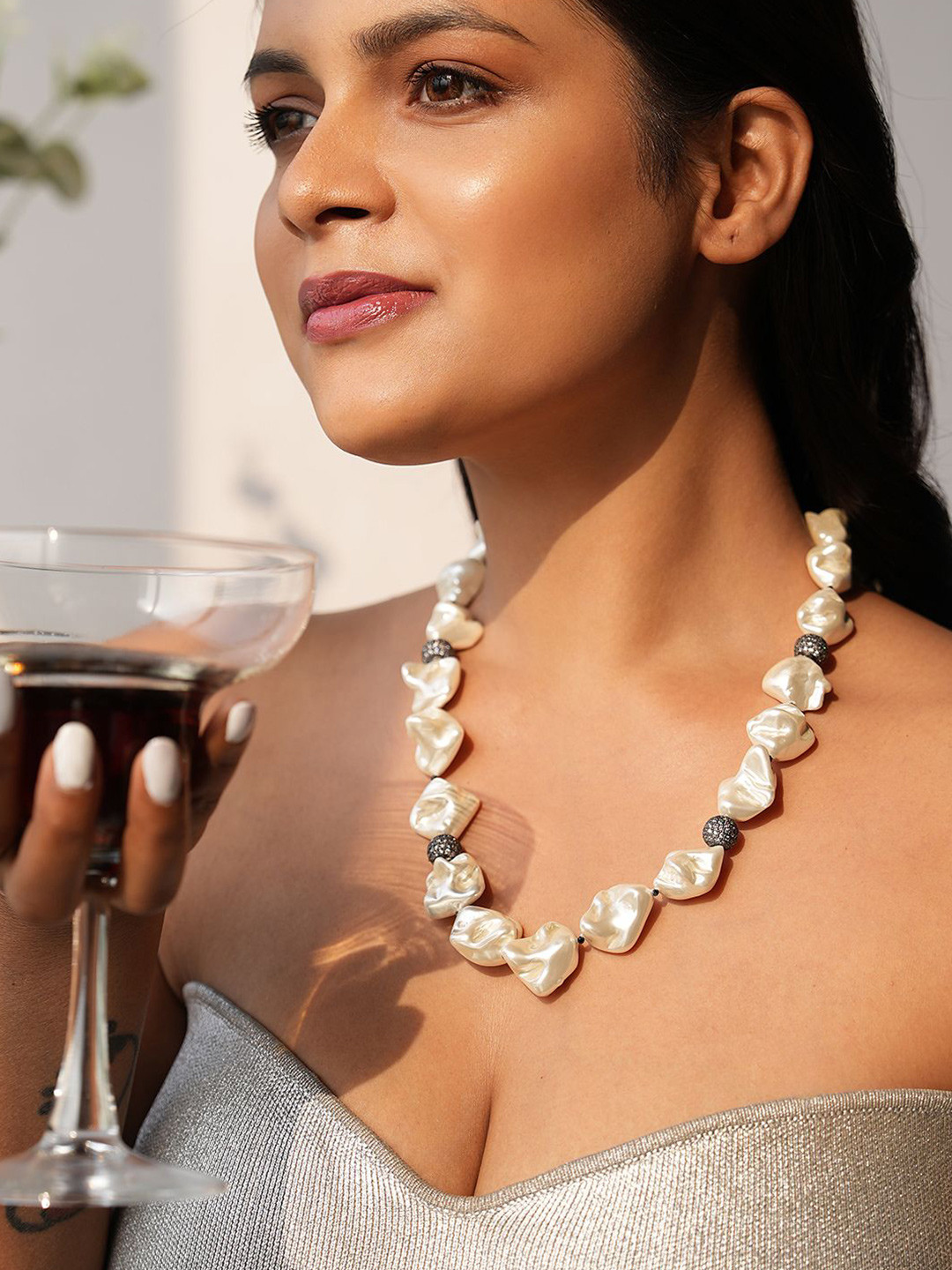 Binnis Wardrobe Semi Precious Stone Studded Necklace