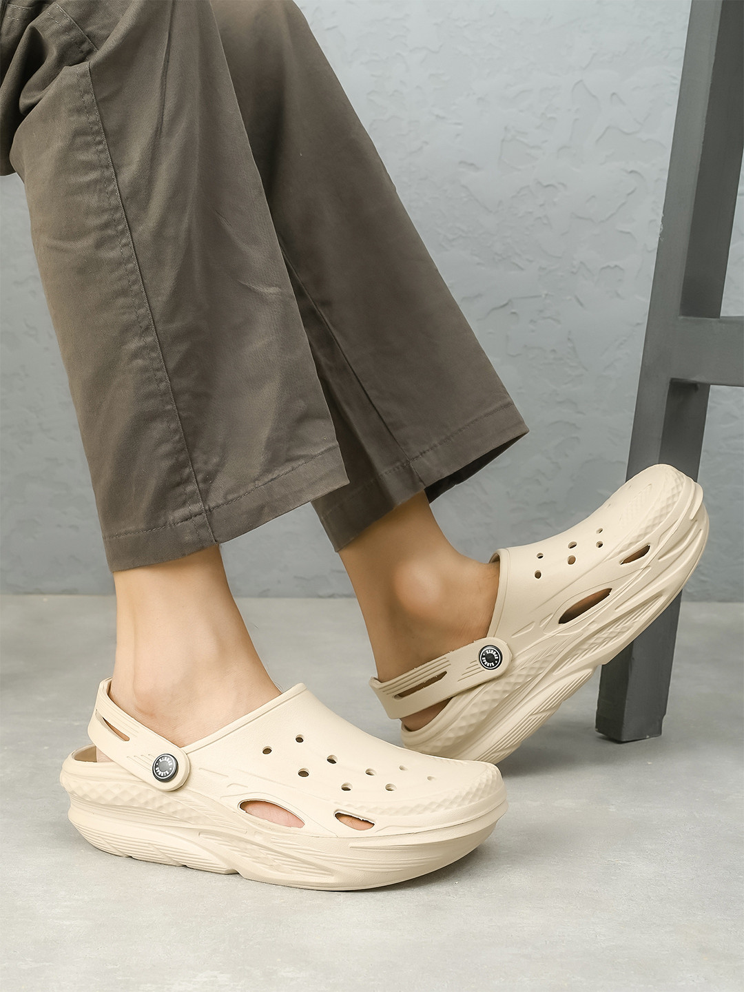 El Paso Men Casual Clog Flip Flops