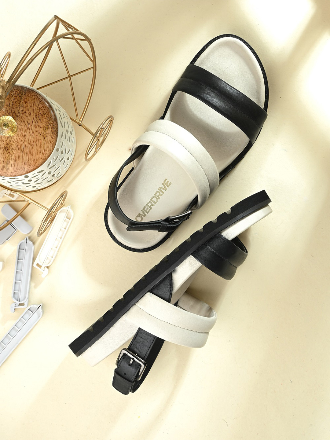 Open Toe Flats Women Leather Open Toe Flats