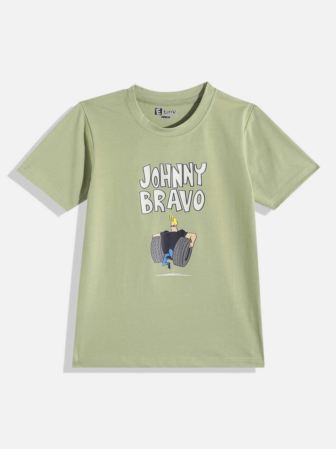 Eteenz Kids Boys Johnny Bravo Printed T-Shirt