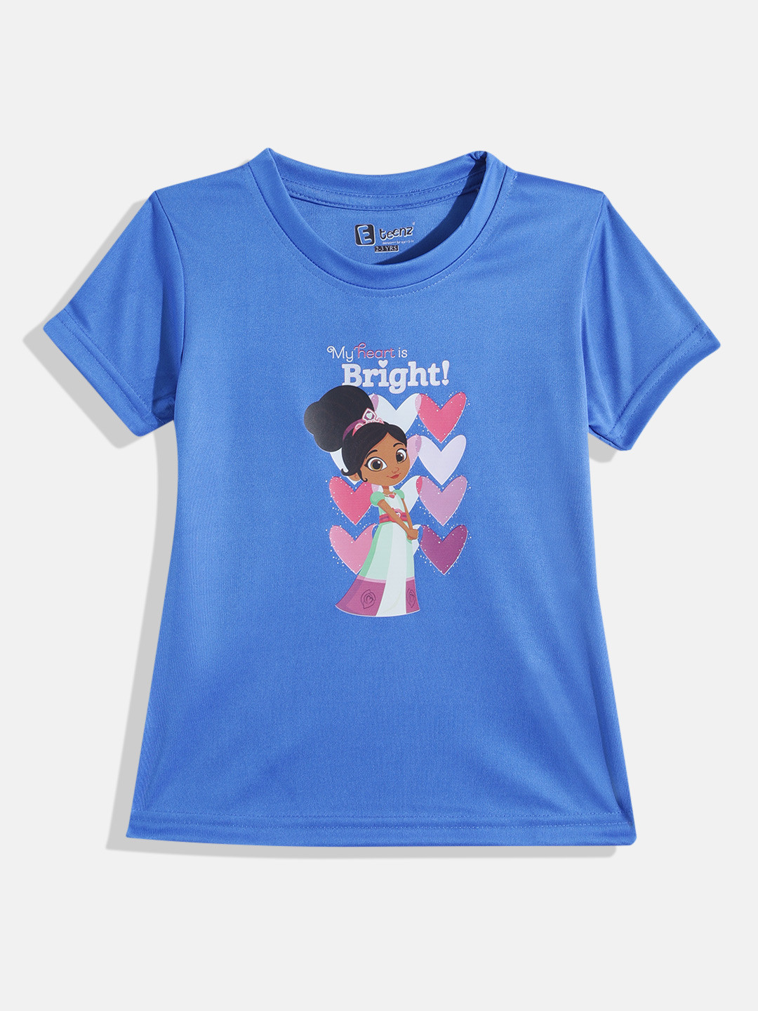 Eteenz Girls Nella the Princess Knight Printed T-shirt