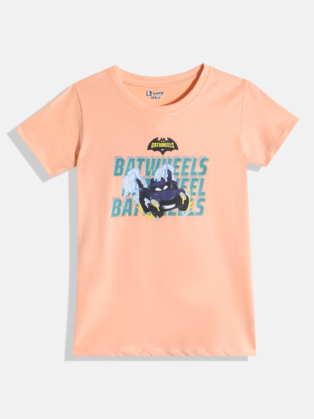 Eteenz Kids Boys Bat Wheels Printed T-Shirt
