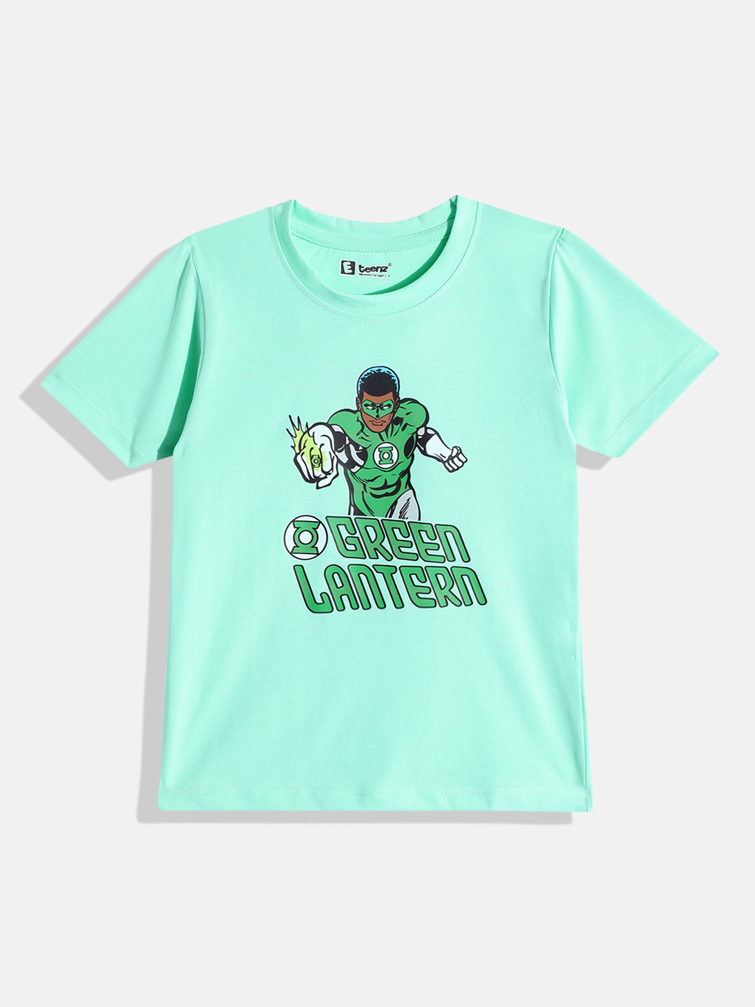 Eteenz Kids Boys Green Lantern Printed T-Shirt