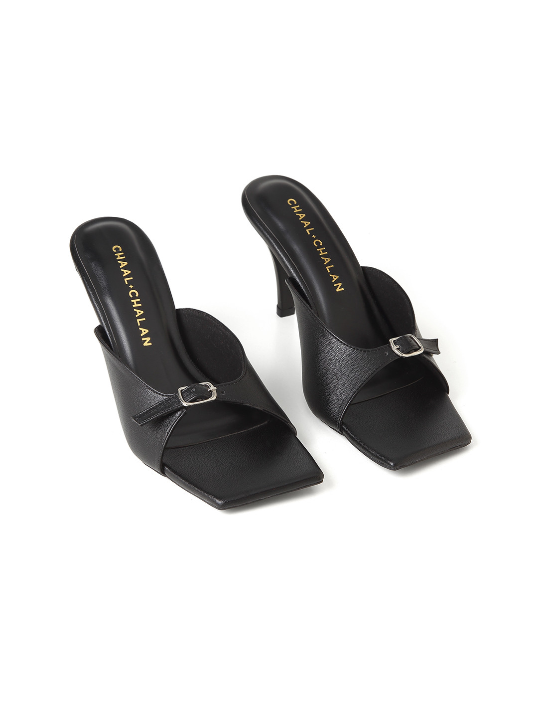 CHAAL CHALAN Elena Black Heels