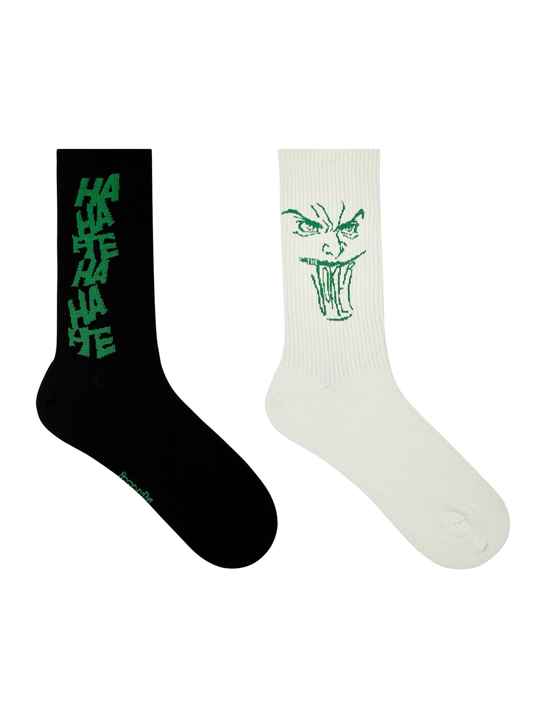 SocksXpress Justice League Joker Men Pack of 2 High-Value Fragile Crew Socks