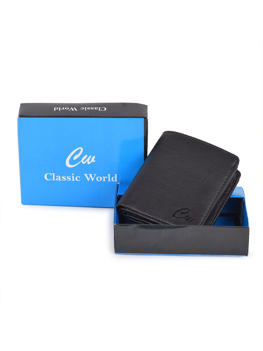 classic world Men Black PU Fashion Wallet