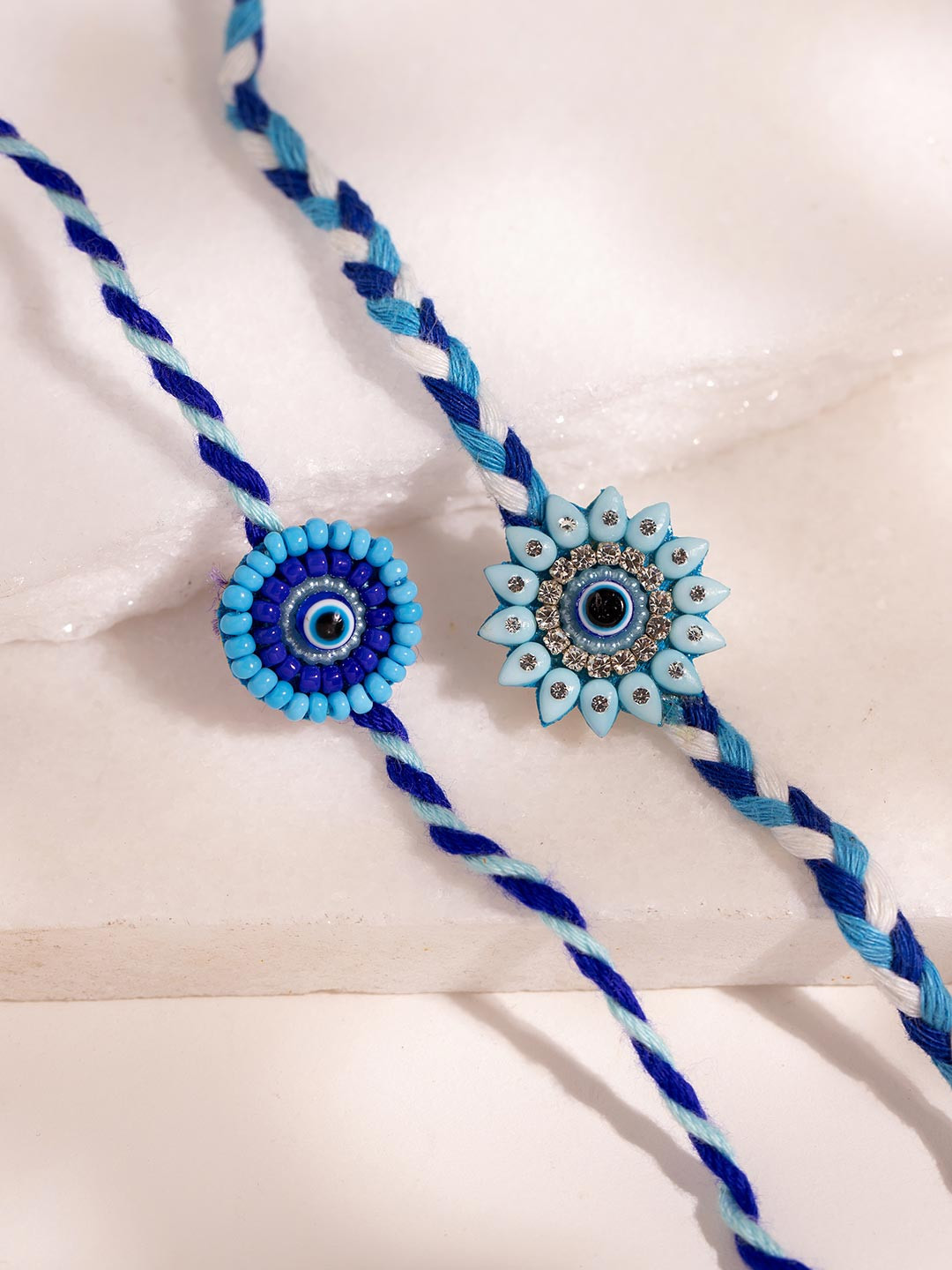Voylla Set Of 2 Celestial Evil Eye Thread Rakhi