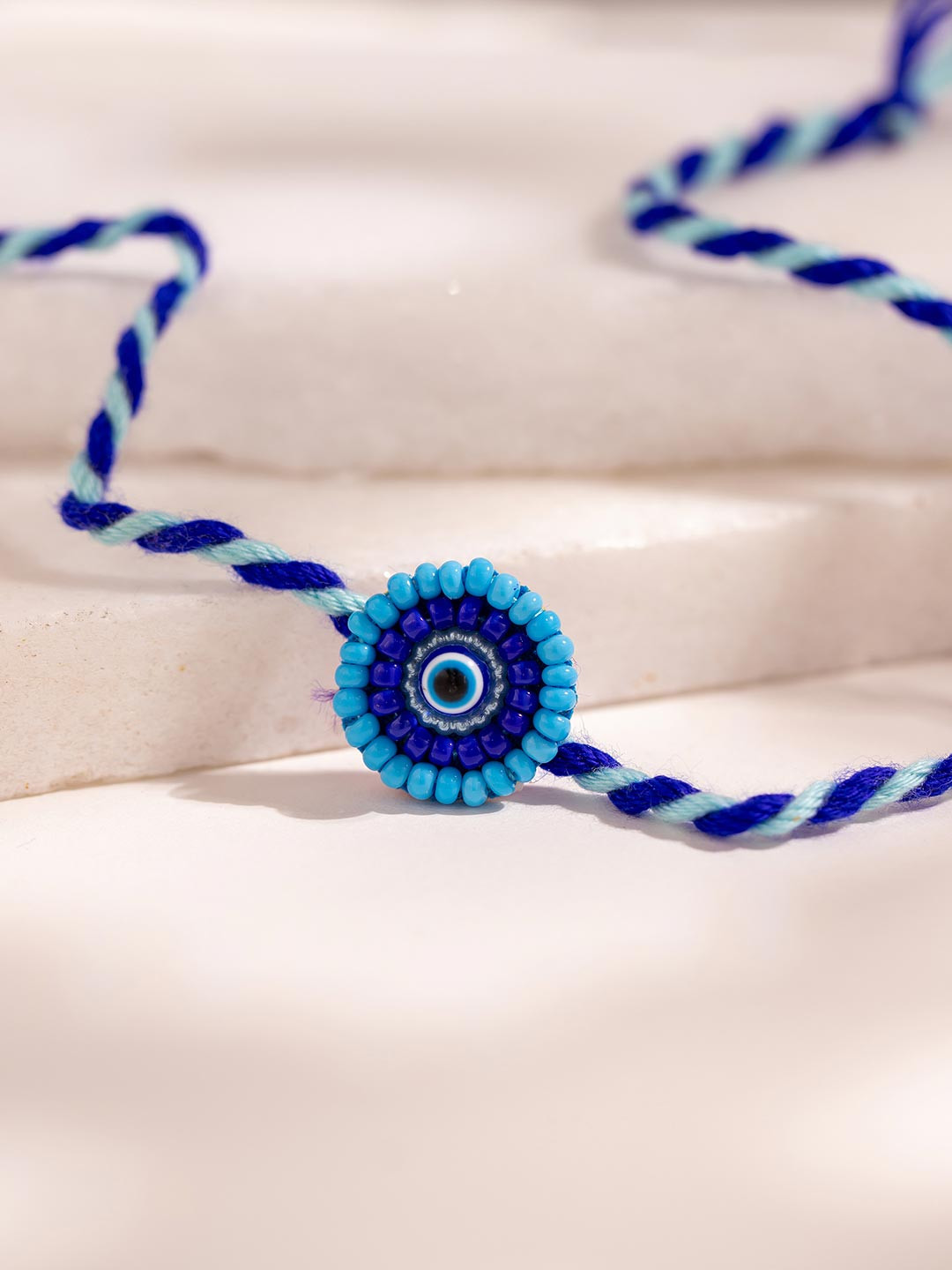 Voylla Divine Watcher Evil Eye Beaded Thread Rakhi