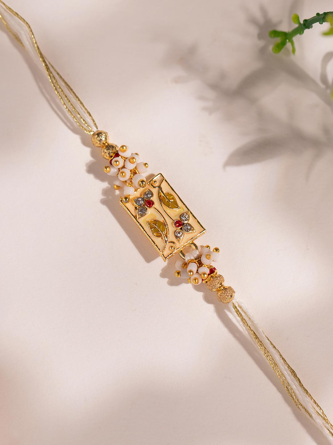 Voylla Bond Of Blossoms Floral Thread Rakhi