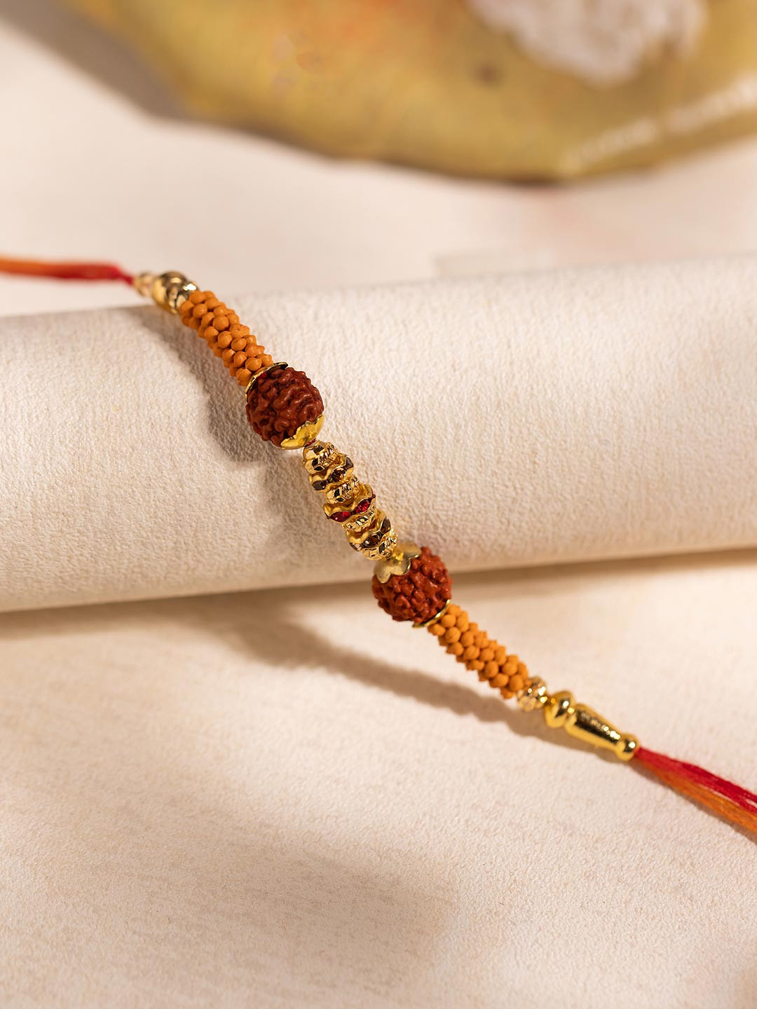 Voylla Grace Rudraksha Beaded Thread Rakhi