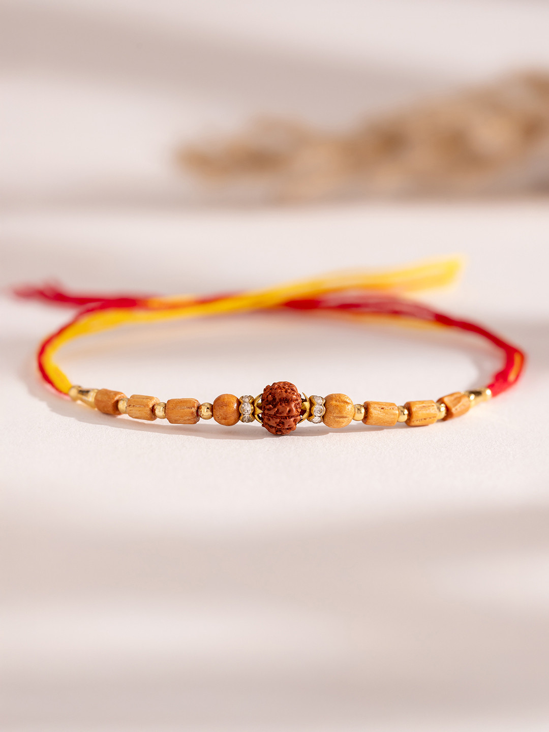 Voylla Rudrakshi Beaded Thresd Rakhi