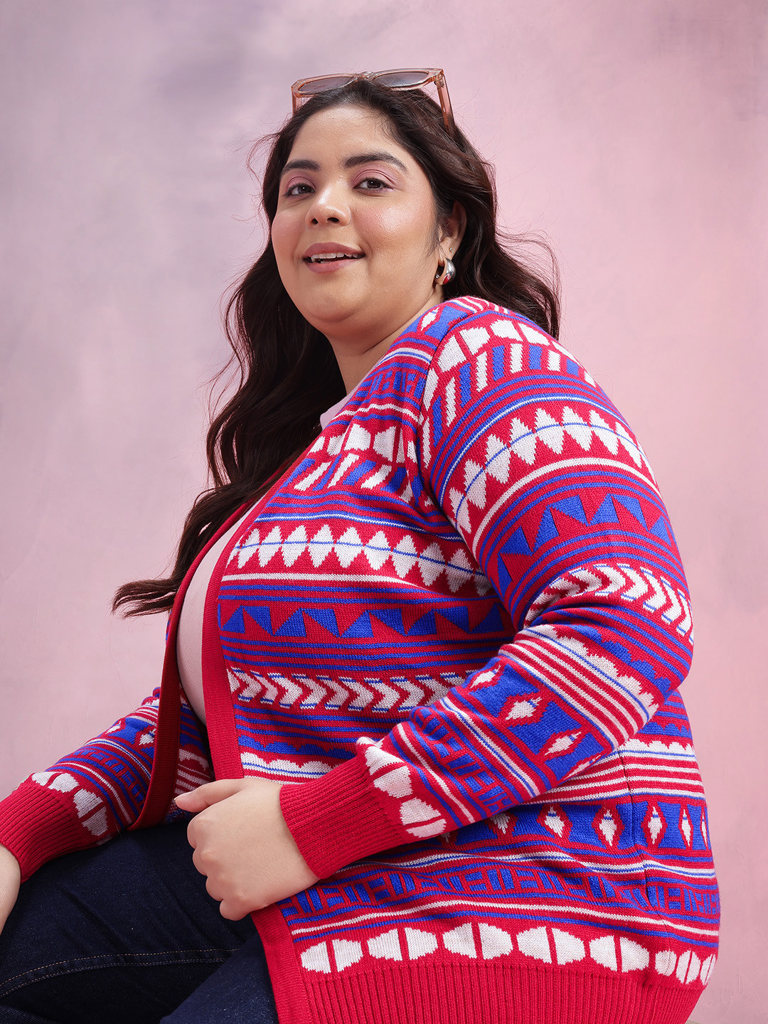 DressBerry Curve Women Fair Isle