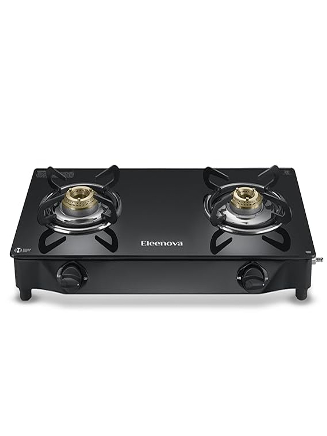Eleenova Black Freedom 2 Burner Gas Stove