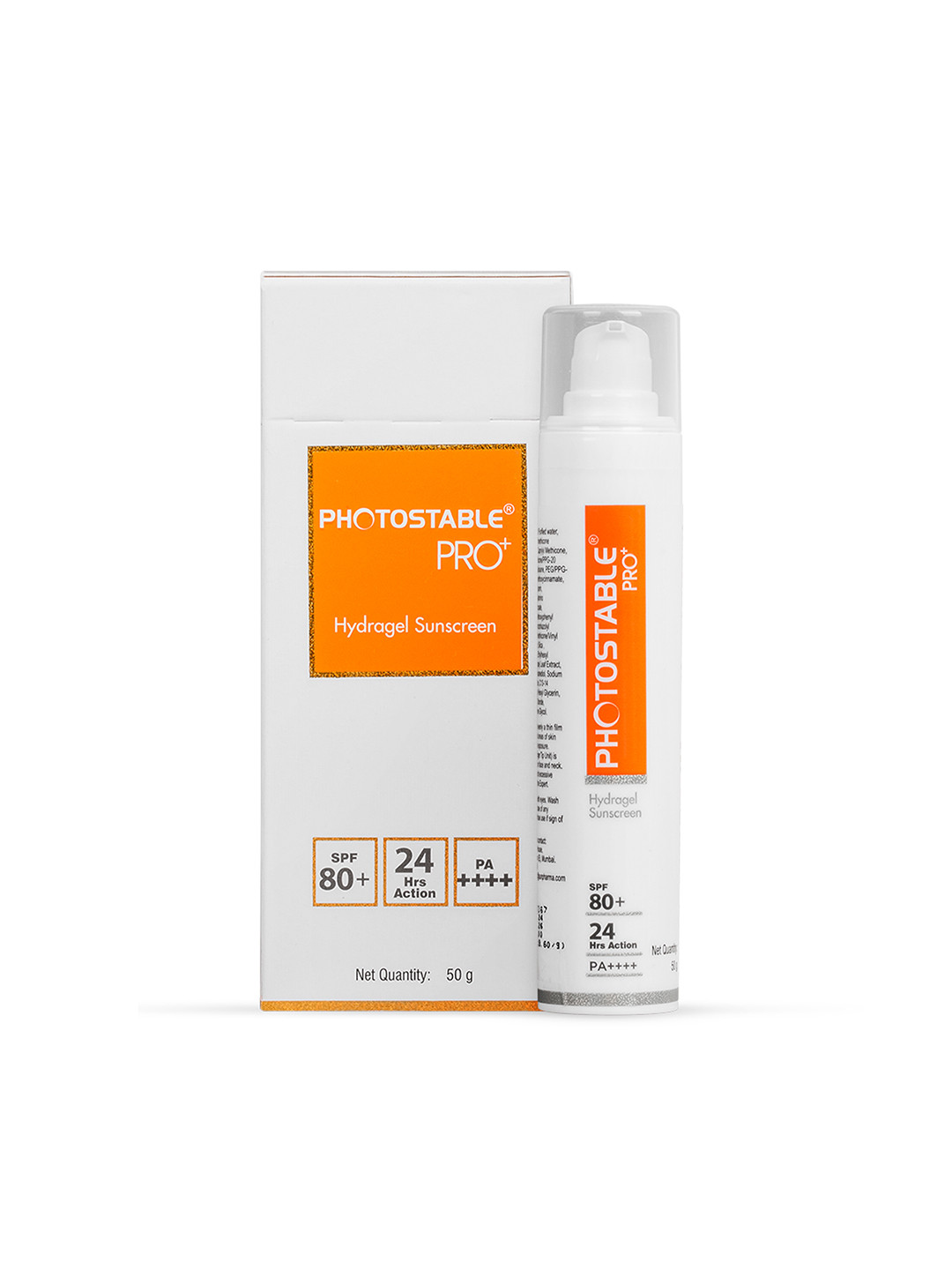Photostable PRO Hydragel Face Sunscreen With SPF 80+- 50 g