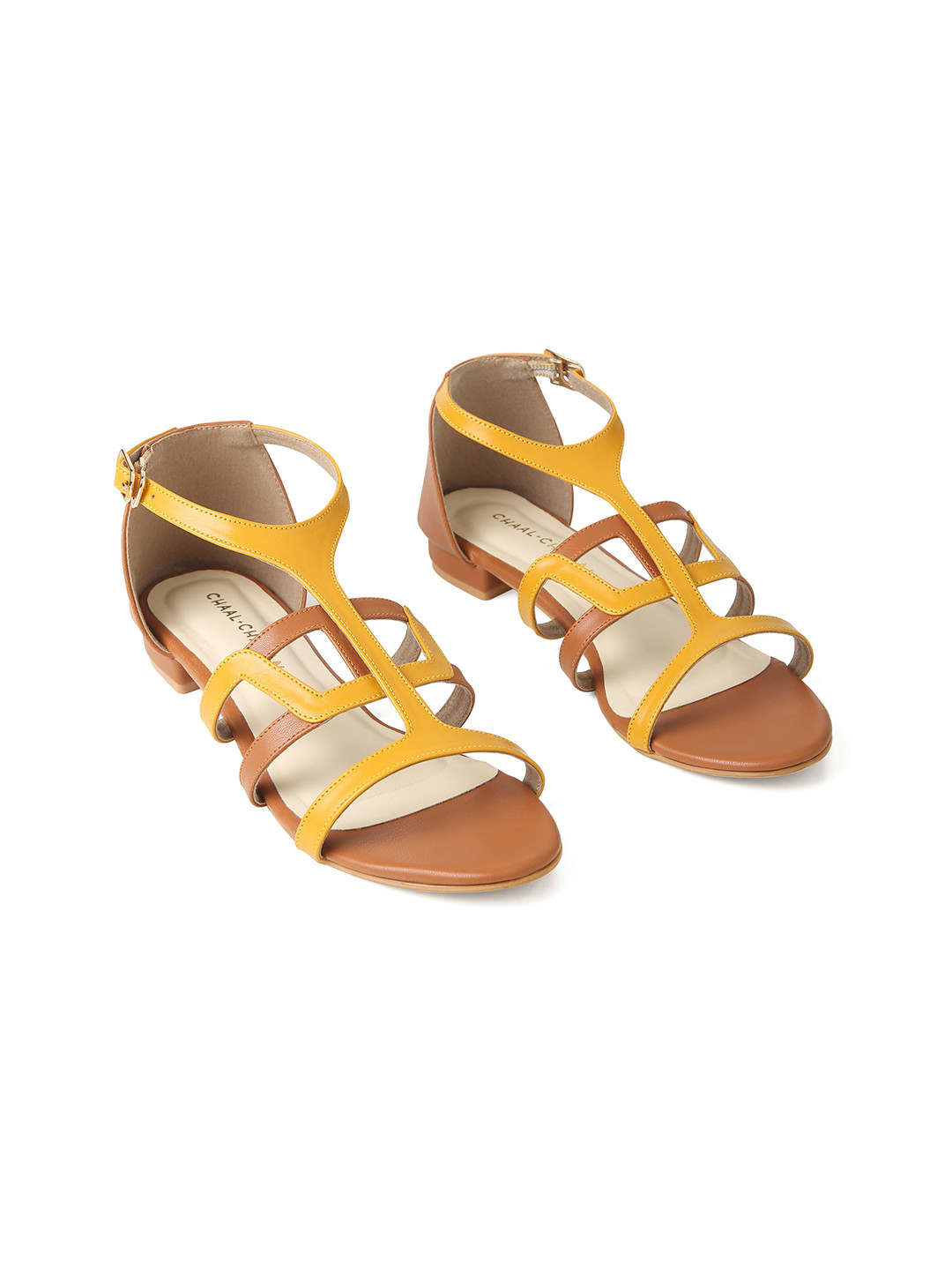 CHAAL CHALAN Rosie Yellow Flats