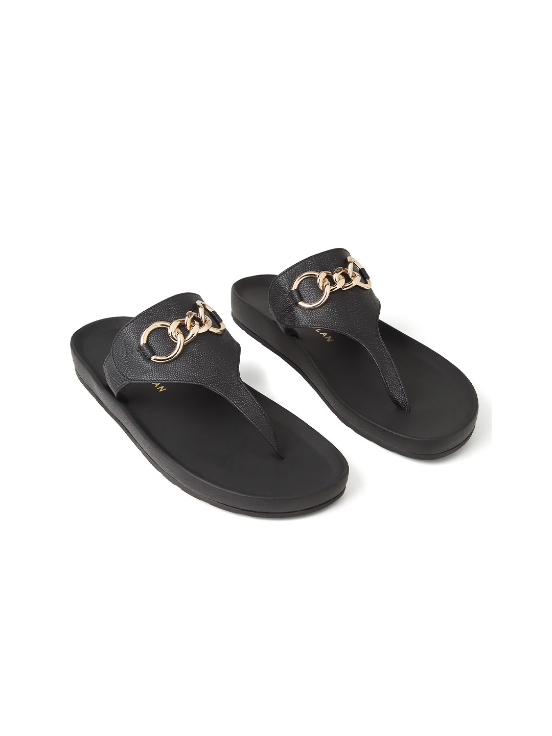 CHAAL CHALAN Ariel Black Flats