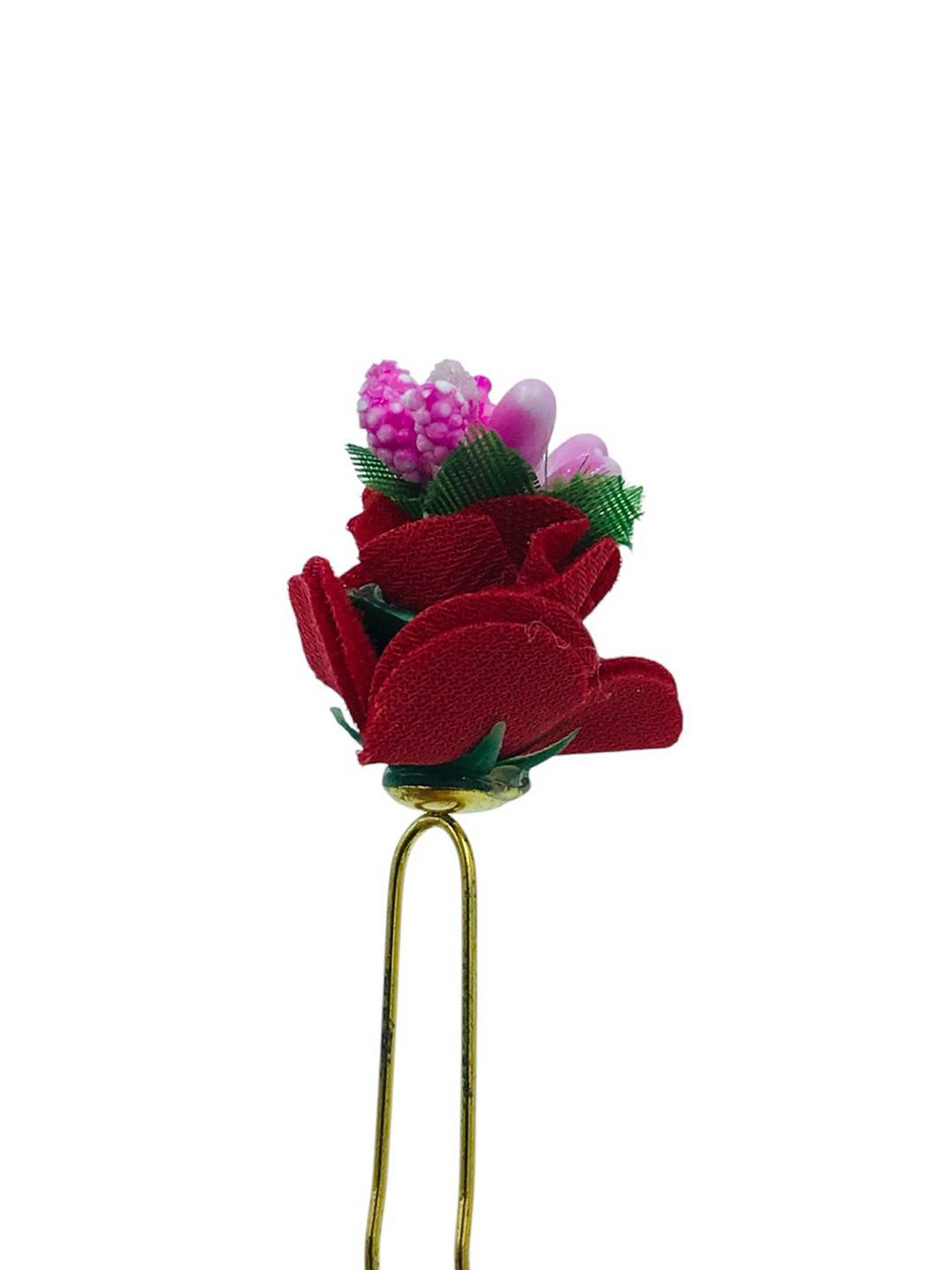 GADINFASHION Pack of 04 Flower pin Comb Pin Juda Pin