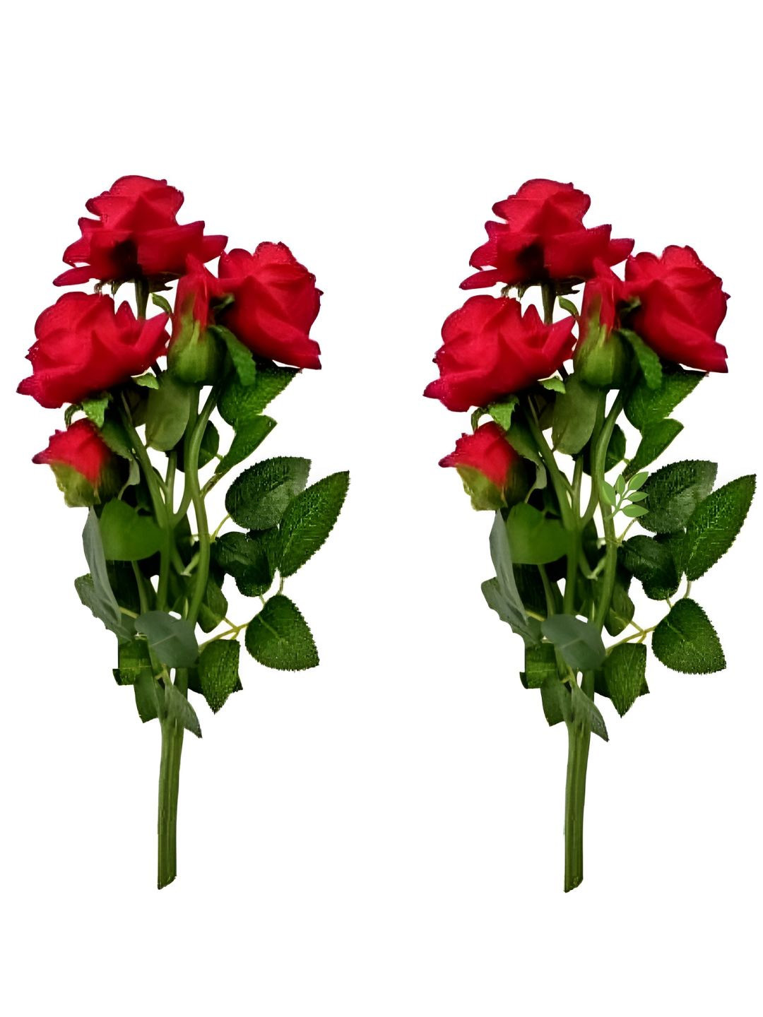 ZONEZER Red 1 Pieces Tulip Artificial Flower With Pot