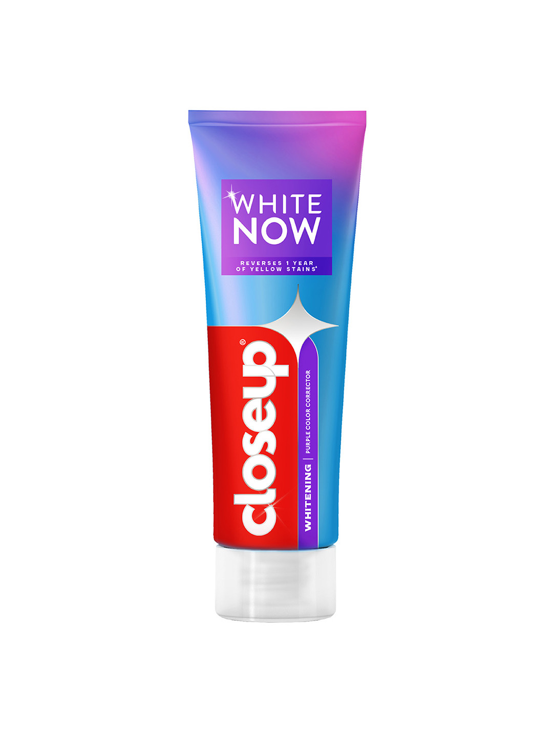 Closeup White Now Purple Color Corrector Toothpaste - 100g