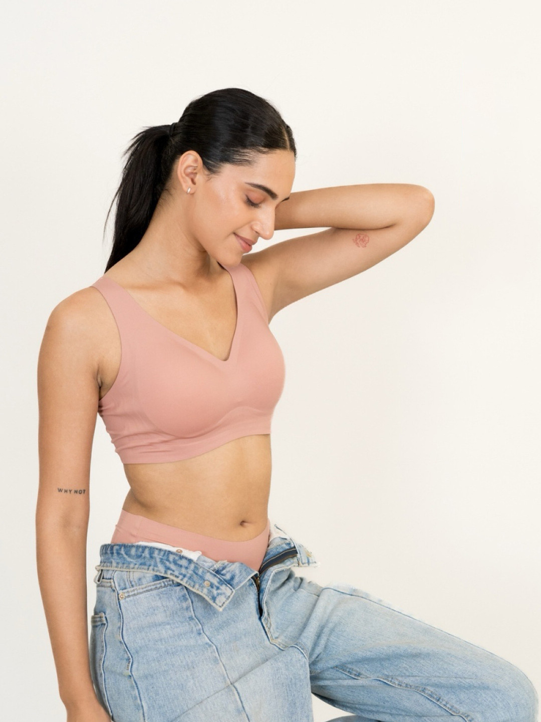 Shapercult Women Air Series Seamless Wire Free Lightly Padded Skyn Bra