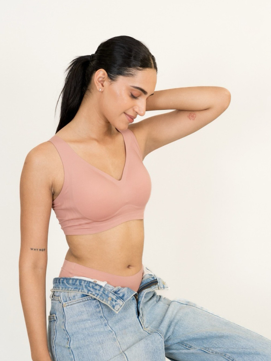 Shapercult Women Air Series Seamless Wire Free Lightly Padded Skyn Bra