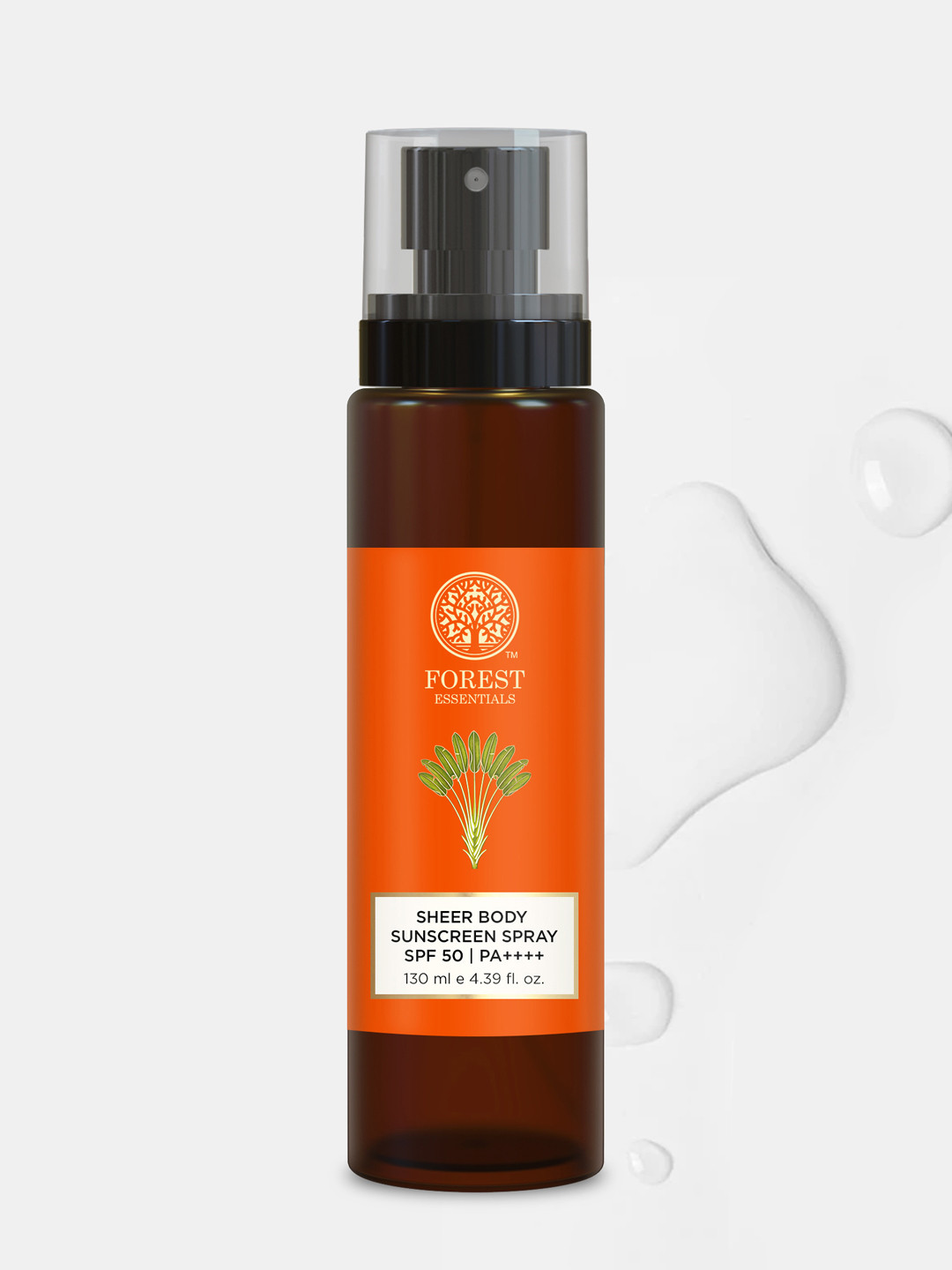 Forest Essentials Sheer Body SPF 50 Sunscreen Body Spray - 130ml