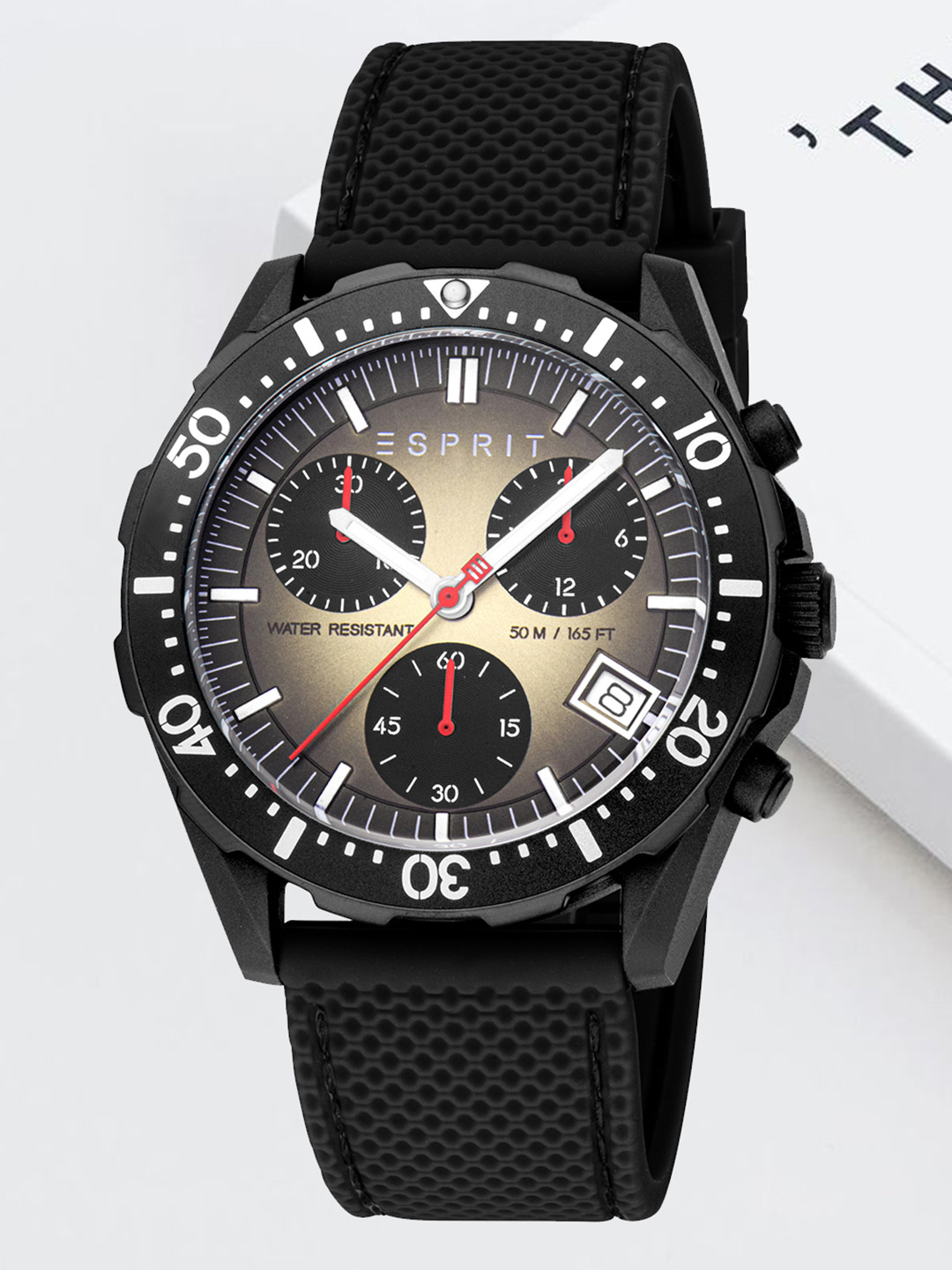 ESPRIT Richard Men Printed Dial & Straps Analogue Watch ES1G417P0035