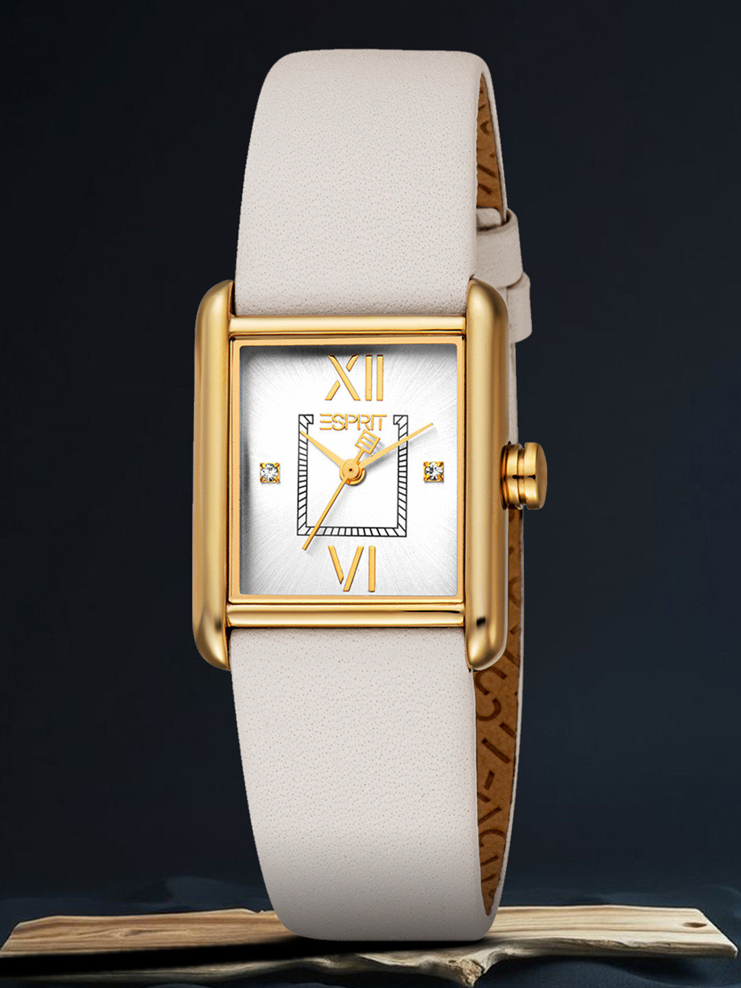 ESPRIT Avery Women Printed Dial & Leather Straps Analogue Watch ES1L472L0025