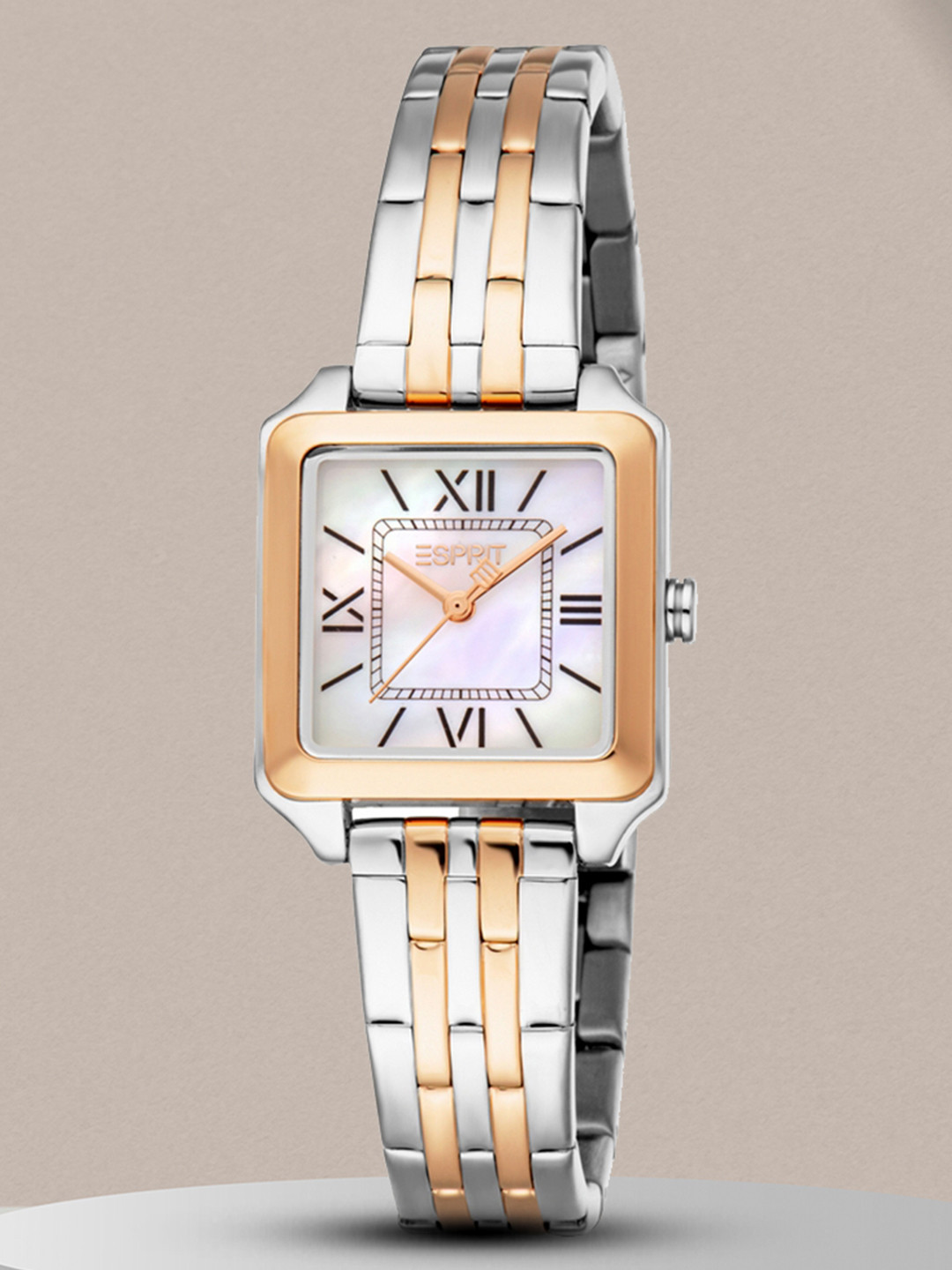 ESPRIT Women Lillian  Printed Dial & Stainless Steel Straps Analogue Watch ES1L453M0075