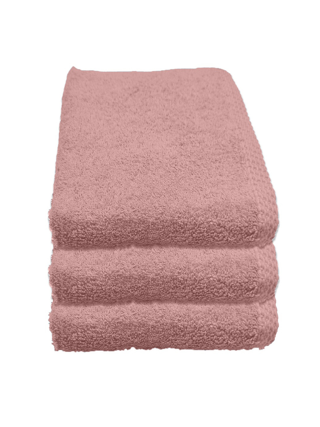 Status Pink Set of 3 Pure Cotton Hand Towels