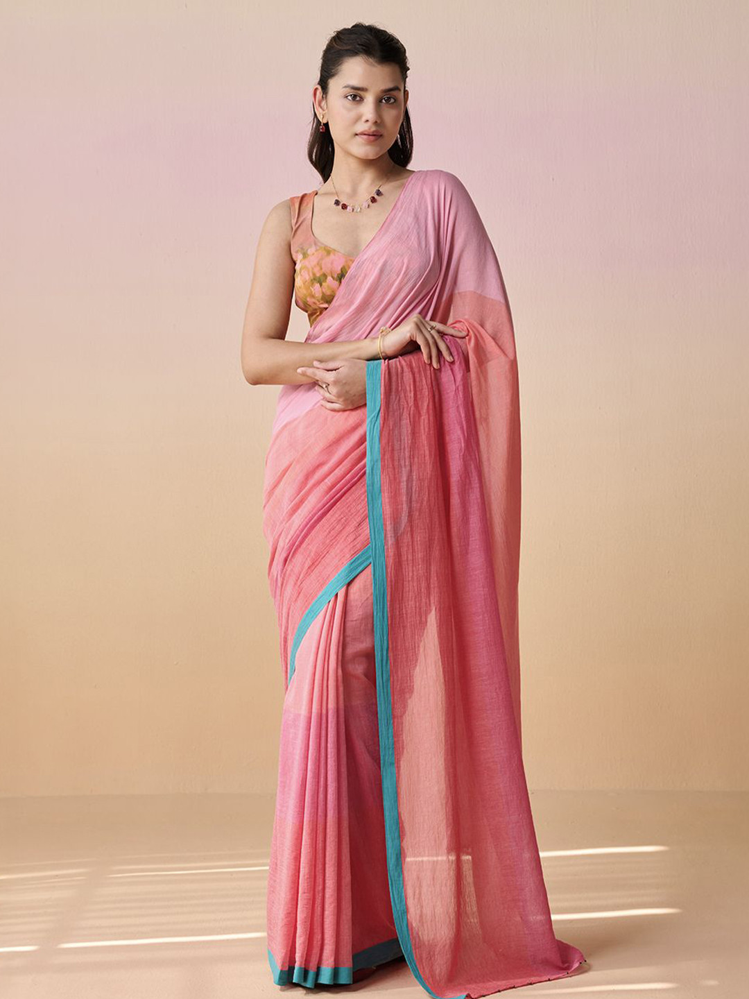 Dressfolk Surangana Pure Cotton Daily Wear Saree