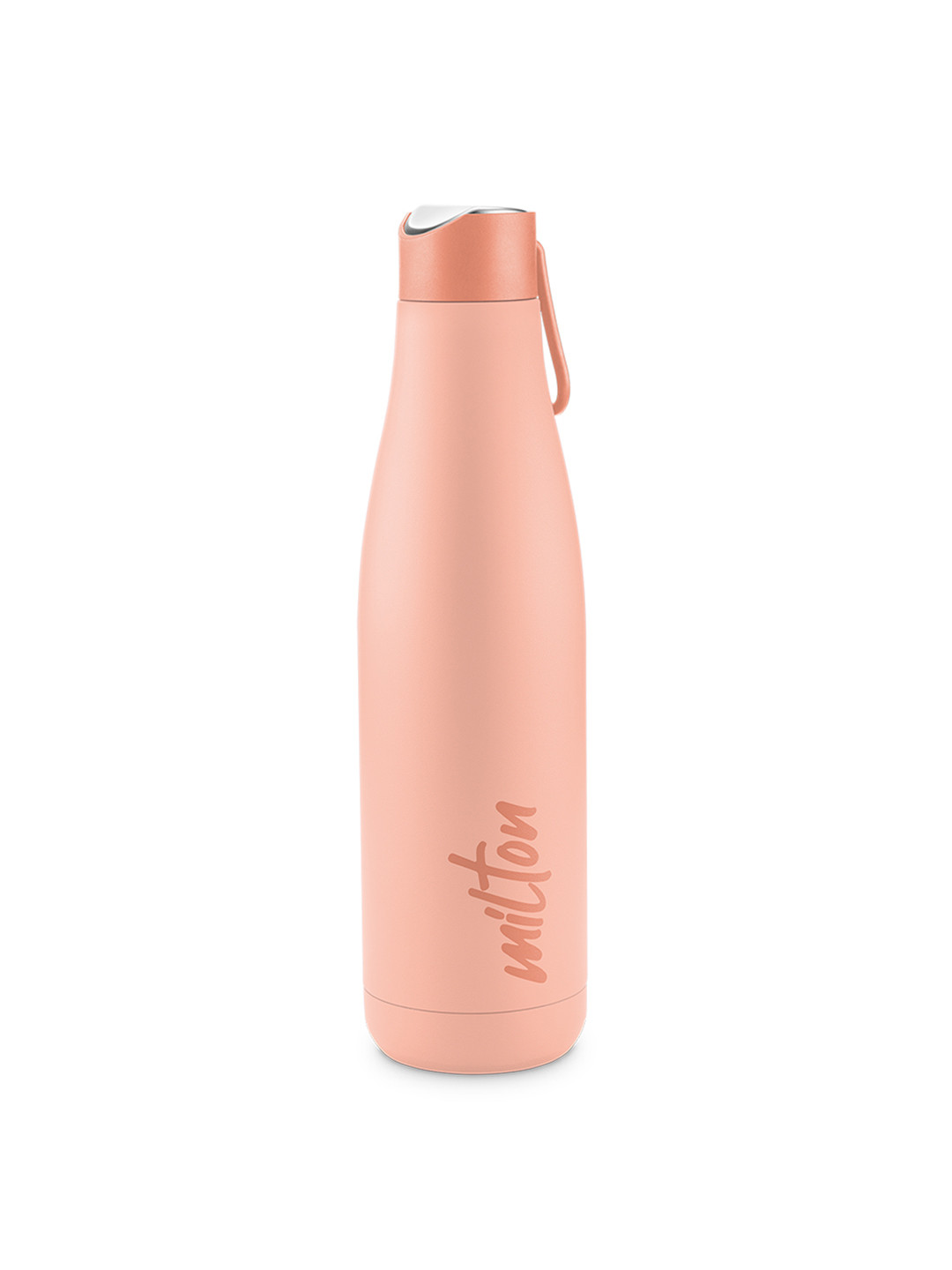 Milton Fame Peach Solid Stainless Steel Spill Proof Flask - 740ml
