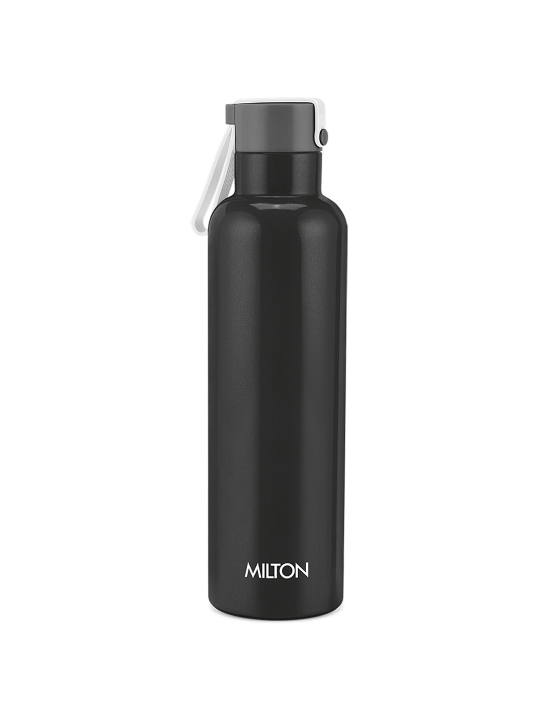 Milton Felice 900 Black Solid Stainless Steel Double Wall Vacuum Flask - 715ml