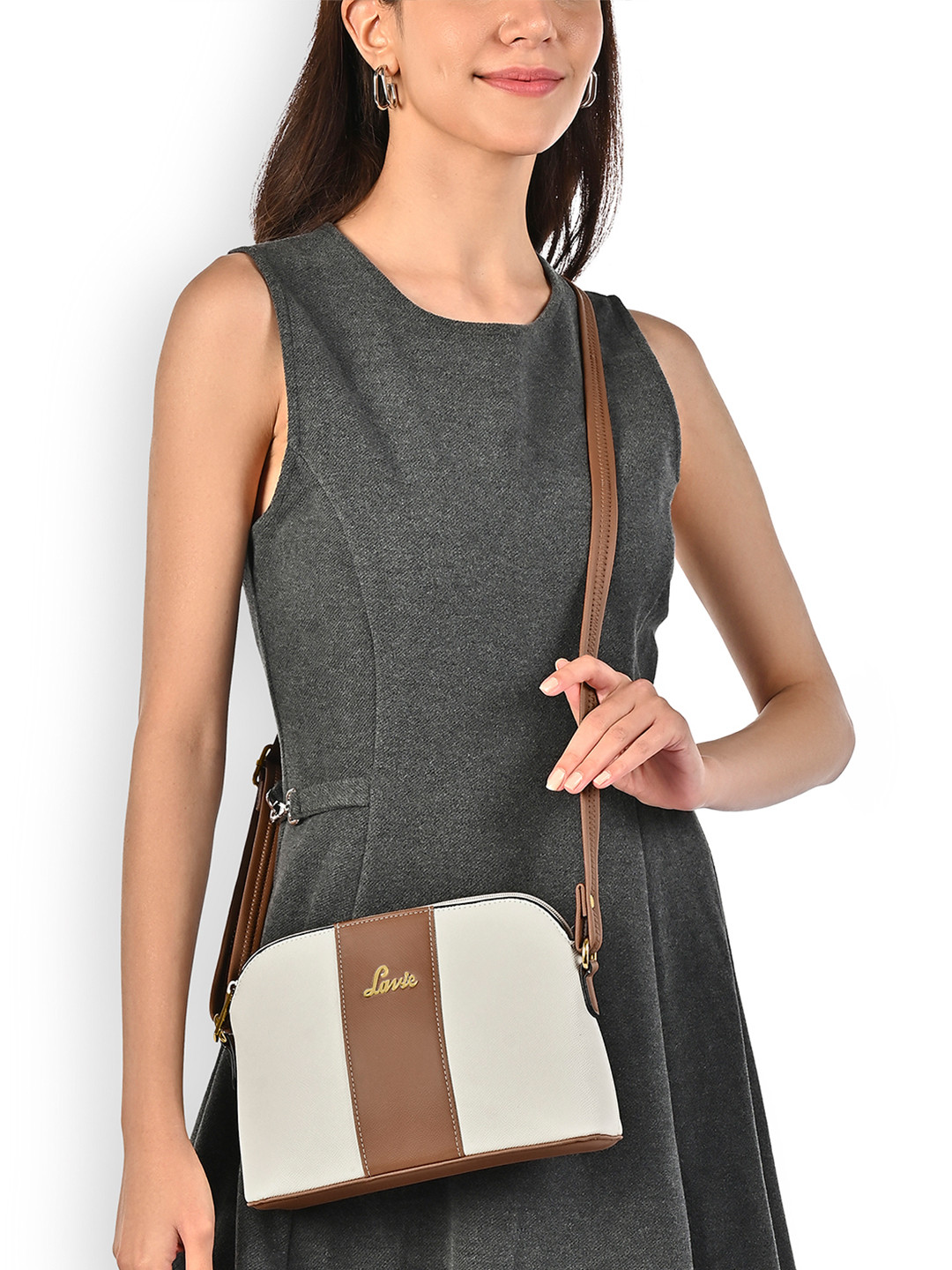 Lavie Women Janice Colourblocked Horizontal Sling Bag