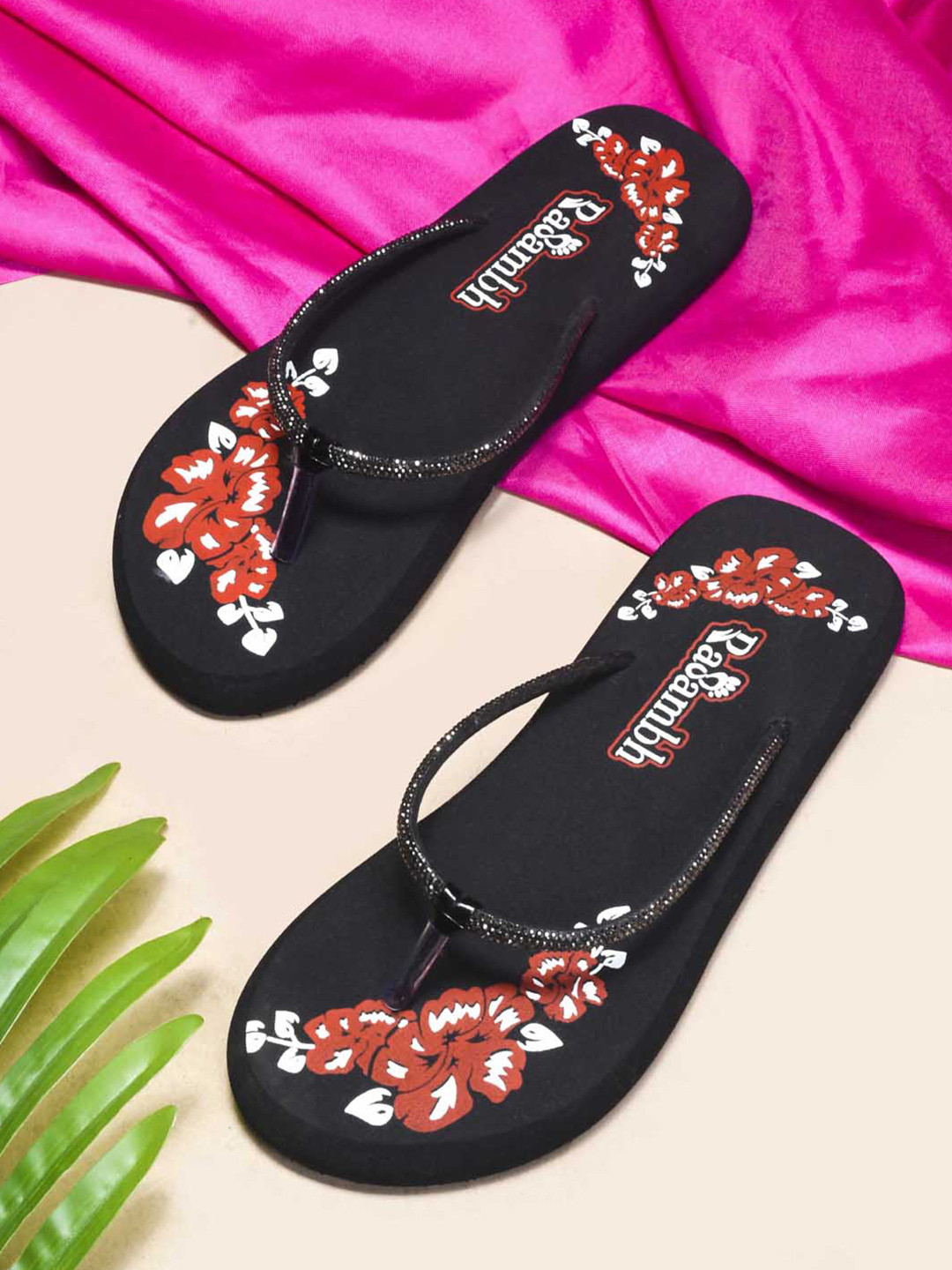 Rasambh Women Printed Thong Flip-Flops