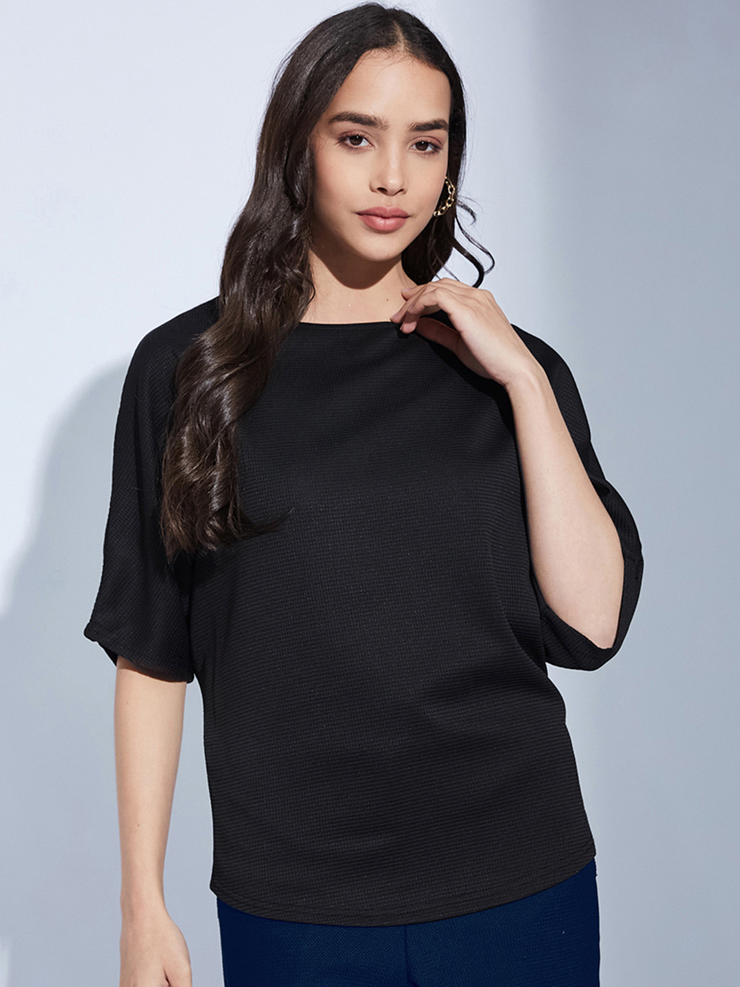 Selvia Women Batwing Sleeves Top