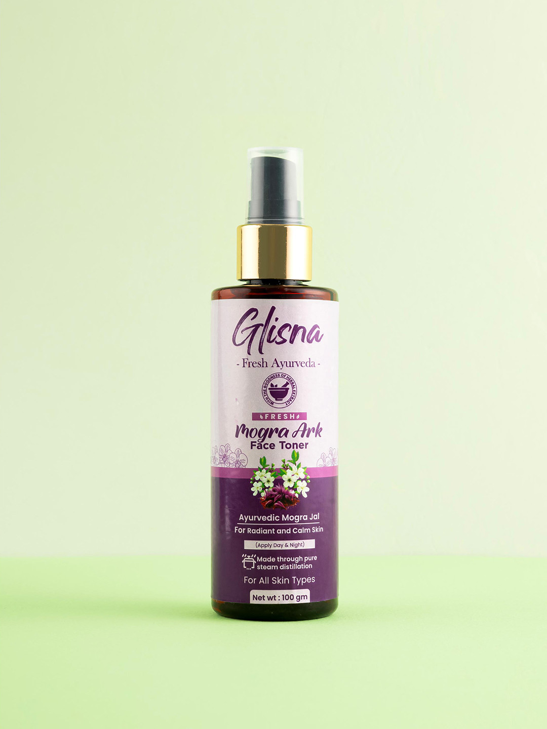 GLISNA Mogra Ark Face Toner For Radiant And Calm Skin - 100 ml