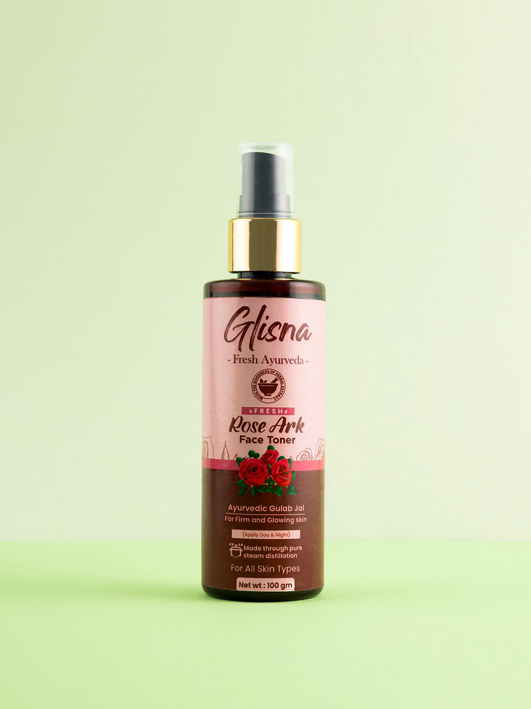 GLISNA Rose Ark Face Toner For Firm & Glowing Skin - 100 ml