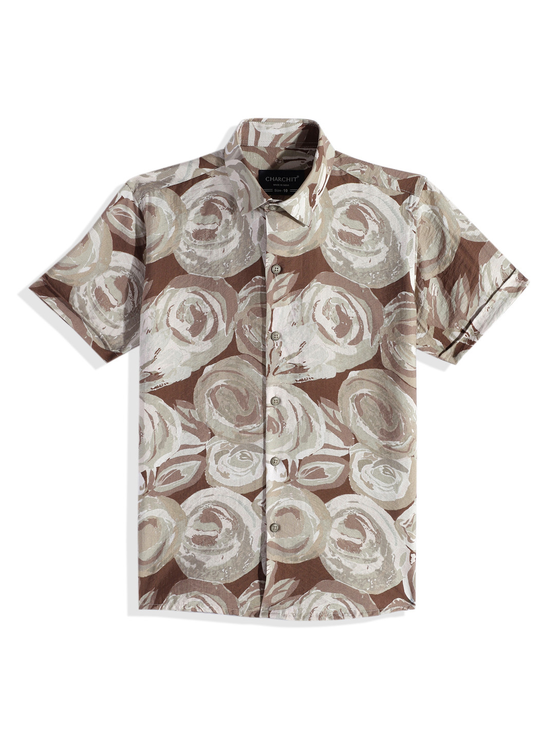 CHARCHIT Boys Abstract Printed Casual Shirt