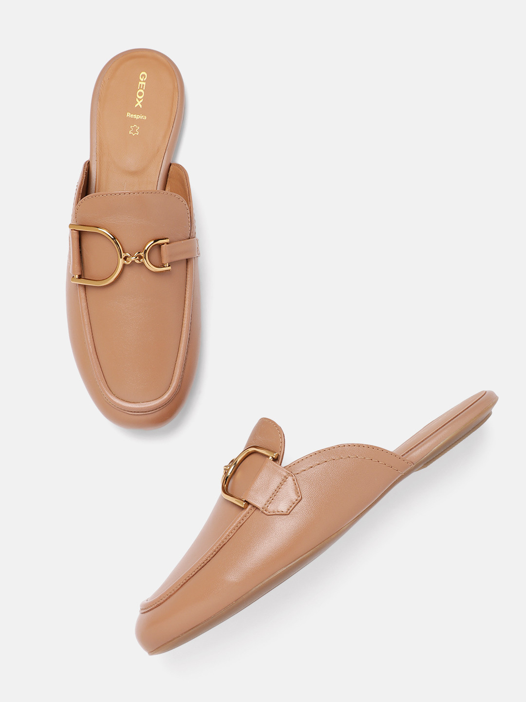 Geox Women Leather Mules