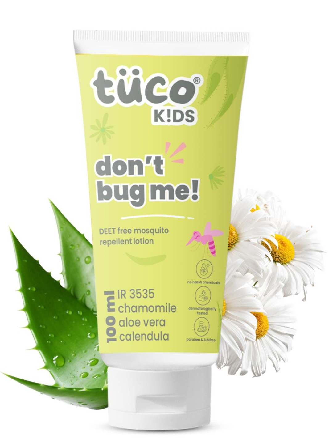 Tuco Intelligent Kids Dont Bug Me Mosquito Repellent Lotion With Aloevera - 100 ml