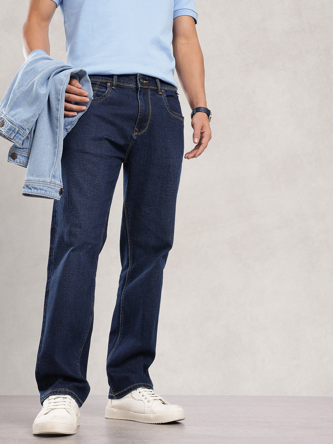Nautica Men Relaxed Mid-Rise Stretch Denim Jeans